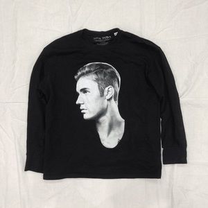 Official Justin Bieber - Black Long Sleeve